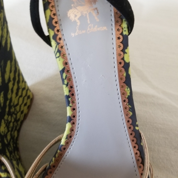 New Strappy wedge Circle by Sam Edelman sandals size 8.5M - Picture 7 of 14
